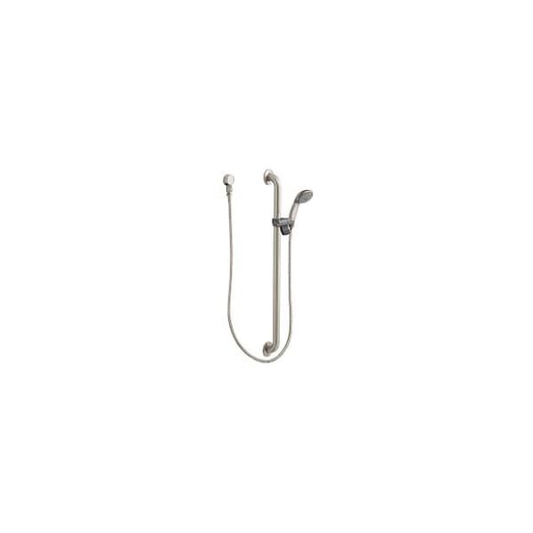 Slide Bar/Grab Bar Shower Classic Brushed Nickel